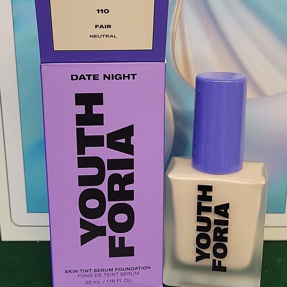 Youthforia Skin Tint Serum Foundation 110 Fair 35ml New Bottle In Box